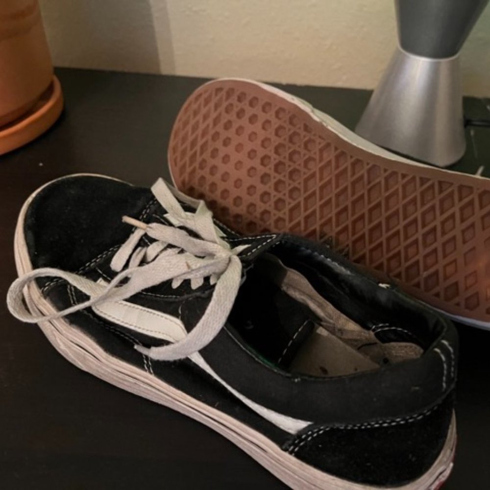 Vans Old Skool Skate Shoe - Black